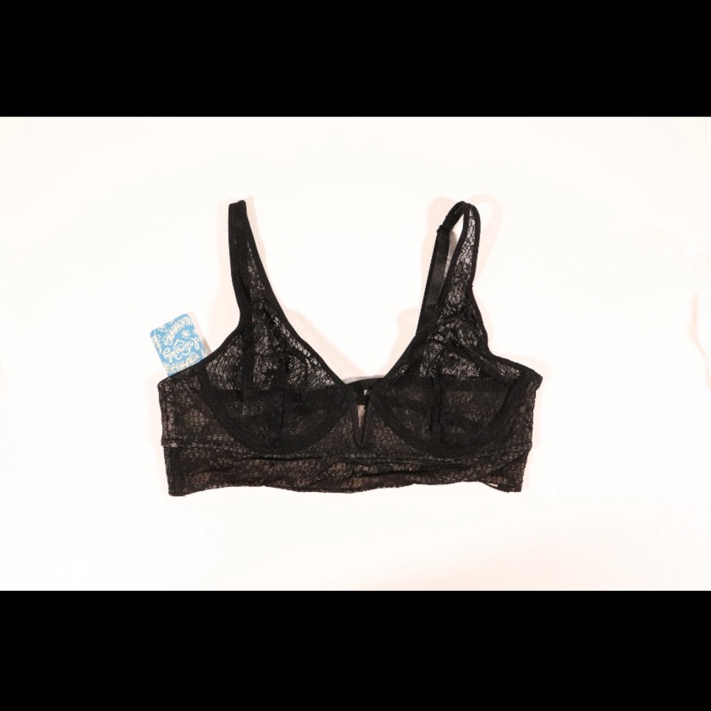 NWT free people Tameeka bra black - Picture 3 of 11